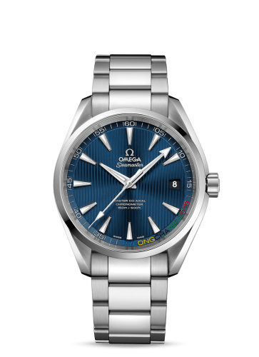 Omega Seamaster Aqua Terra 150m Master Co-Axial 41.5 Stainless Steel / Blue / Bracelet / Olympic Collection PyeongChang 2018